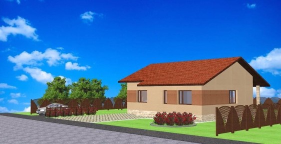Vând casă în fază de construcție
