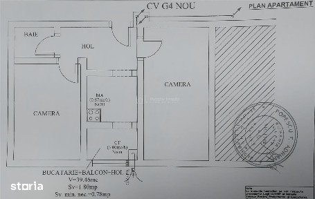 2 camere nemobilate - Pantelimon Titan - birouri - locuit - etaj 6