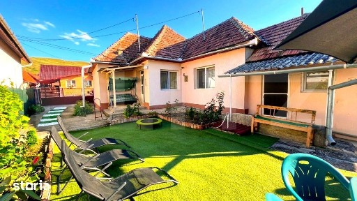 Casa de vanzare, 90 mp, 714 mp teren, langa Blaj