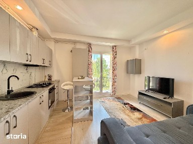 COSMOPOLIS - Apartament cu 2 camere tip studio, mobilat si utilat.
