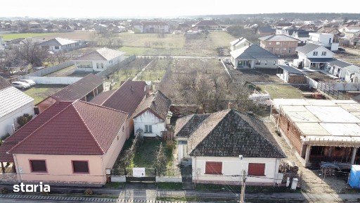 855 mp teren, 19 ml front, utilitati - Giarmata Vii