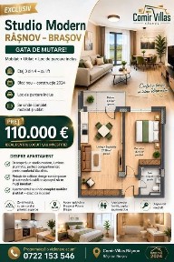 Persoana fizica Vand Apartament 2 camere tip Studio in Rasnov