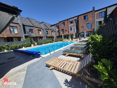 Tunari-Complex residential securizat, piscina exterioara, pompe caldur