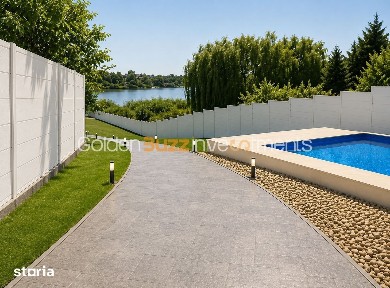 Vilă premium pe malul lacului - Izvorani | Piscină | Smart Home