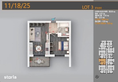 2 camere zona Pallady | Incalzire in pardoseala | Bonus Loc de Parcare