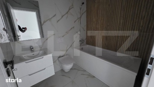 Apartament 3 camere, 77,90 mp, cu 2 bai, in bloc nou, zona de nord