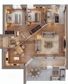 De vânzare apartament cu 3 camere, 75 mpu, ultracentral