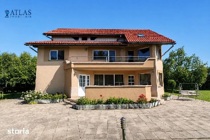 Casă 4 camere+ M, teren 2.964 mp, 272 mp utili, curte, garaj, Stupini