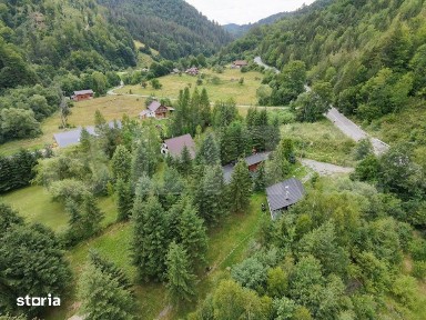 Cabana la munte cu sauna finlandeza si teren generos