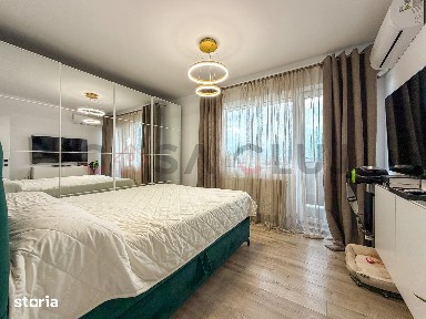 Apartament cu 2 dormitoare + living cu bucatarie open space
