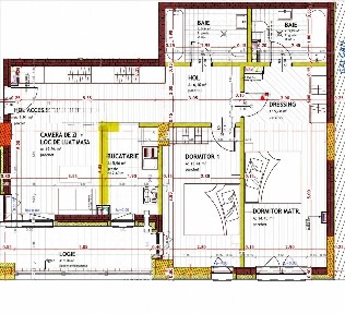Apartament 3 camere, 80 mp, semifinisat, parcare zona str Somesului