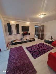 Apartament 3 camere, 69 mp, etaj 1, decomandat, zona Zamca