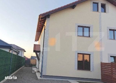 Duplex nou P+1, 120 mp utili, 3 dormitoare, teren 250 mp