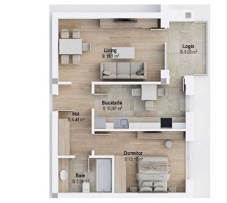 De vanzare apartament 2 camere in compelx Empire Residence Tornadei 2