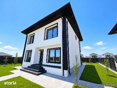 Casa individuala P+1E, 4 camere, 3 băi -Comuna Berceni -Gata de Mutare