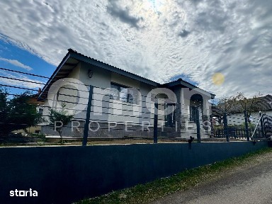 Casă nouă pe un nivel + teren 1450 mp | foișor rustic | Satu Nou de Su