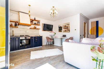Vând apartament, 2 camere, cu gradina, de 44 mp utili, Floresti