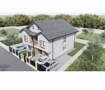 Vila P+1+M,living 30mp,bucătărie închisă, încălzire pardoseala,tva inc