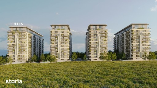 Studio Dublu -2 A /50,59 mp / Hils Nord - Pipera - Autostrada A 3 / Co