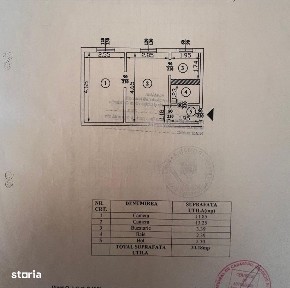 Ap 2 cam, ND, etaj int, bloc fara risc, zona Tatarasi