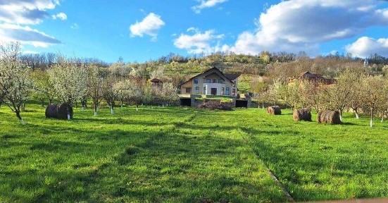 Casa de vanzare cu vedere spre Muntii Retezat