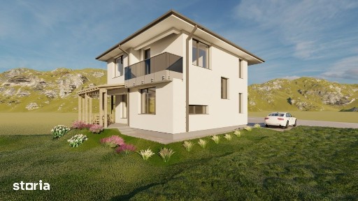 Casa individuala, 120 mp, teren 500 mp, Chinteni