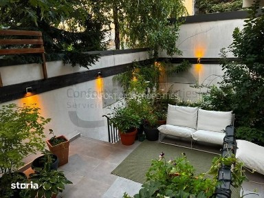 1 Mai - Pta Victoriei - Apartament 3 camere -gradina de 95 mp amenaja