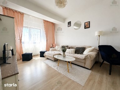 Apartament cu 2 camere - decomandat, mobilat și utilat | Parcare