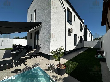 Casa P+1E cu 5 camere- 2 bai si piscina incalzita Berceni