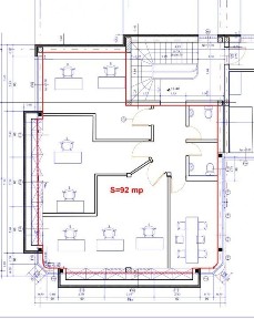 Birou cu 3 camere de inchiriat ultracentral in Oradea
