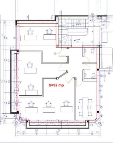 Birou cu 3 camere de inchiriat ultracentral in Oradea