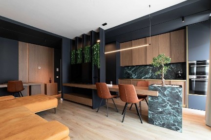 Apartament 2 camere amenajare custom premium Silk District
