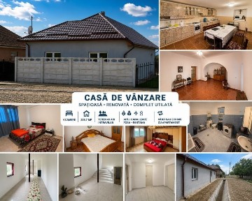 Casă de 238 mp utili și 43000 mp teren intravinal,renovata,mobilată și utilată!