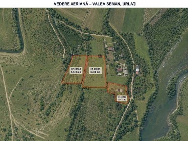 De vanzare proprietate 1,8 hectare, 3 terenuri și casă veche -Prahova, Urlați, Valea Seman -Dealu Mare