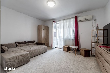 Apartament cu 1 cameră, balcon închis și boxă pe str. Carol Davila