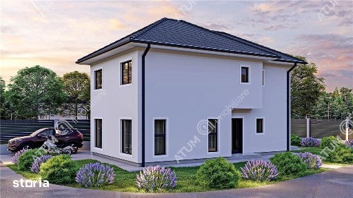 Casa individuala la cheie 4 camere decomandate 116 mp utili