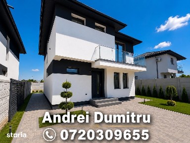 Casă individuală | 4 camere | 3 băi | Dormitor matrimonial cu dressing