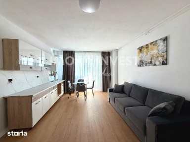 Apartament 2 camere, bloc nou, etaj 2, mobilat-utilat, balcon, parcare