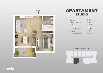 Apartament 2 camere decomandat, bloc nou, Aparatorii Patriei metrou