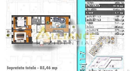 Apartament 3 camere | 86 mp | Metalurgiei Park