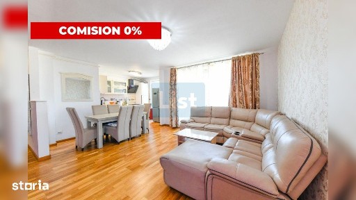C0MISION 0%! 3 camere 75,5mp, 2 bai, etajul 4/4, imobil 2019, parcare