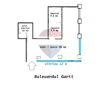 Inchiriere spațiu comercial 115 mp, Bd. Gării, Brașov, vad excelent