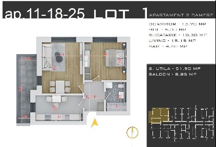 2 CAMERE IN PROMOTIE CU PARACRE GRATUITĂ / ATENA RESIDENCE!
