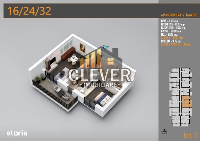 Apartament 2 Camere, Comision 0%, Pallady - 15 min metrou Teclu