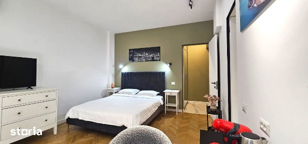 Studio ultracentral, Amzei, renovat si utilat modern, totul NOU