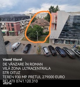 Ultracentral, 920 mp teren cu vila /casă 350 mp