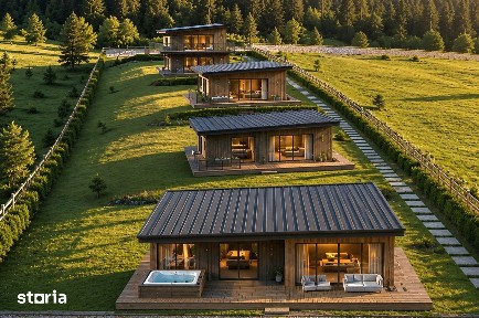 Chalet ECO cu teren propriu | Priveliște Postăvarul | Trei Brazi