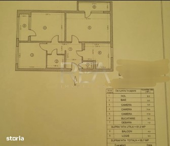 3 camere, decomandat, 2 balcoane, centrala, boxa-Drumul Taberei