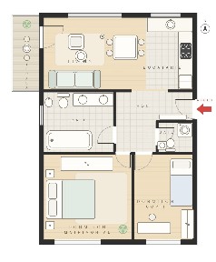 3 camere, 2 bai, boxa. Posibilitate garaj. Complex Colina Insorita