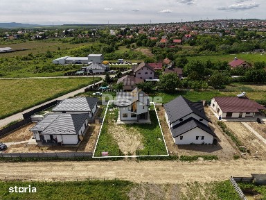 COMISION 0% Casa individuala 3 camere 2 bai 500mp teren Lunca Cetatuii